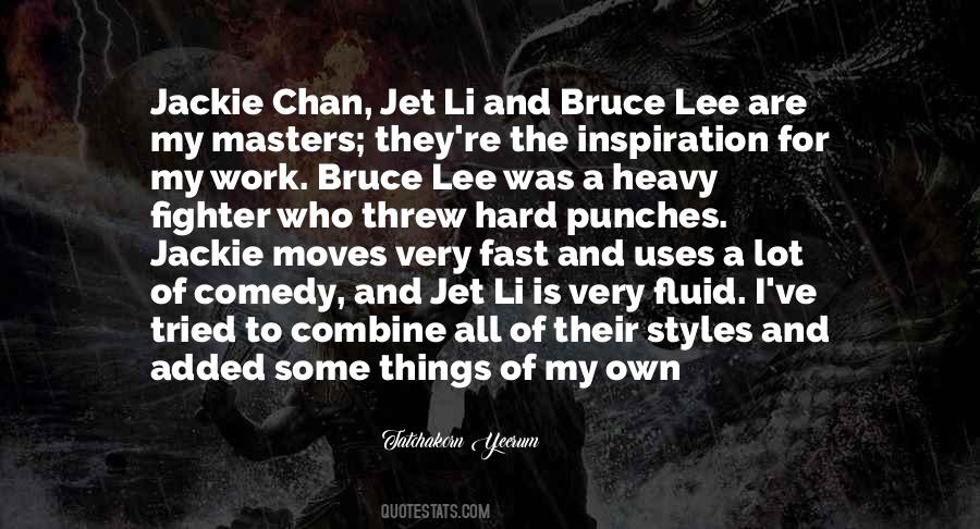 Quotes About Jet Li #684602