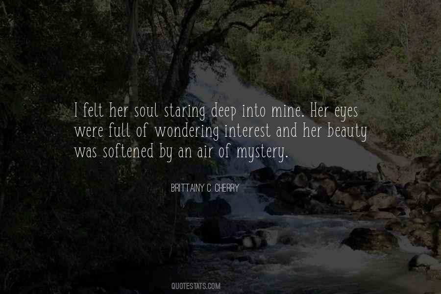 Staring Into His Eyes Quotes #432492