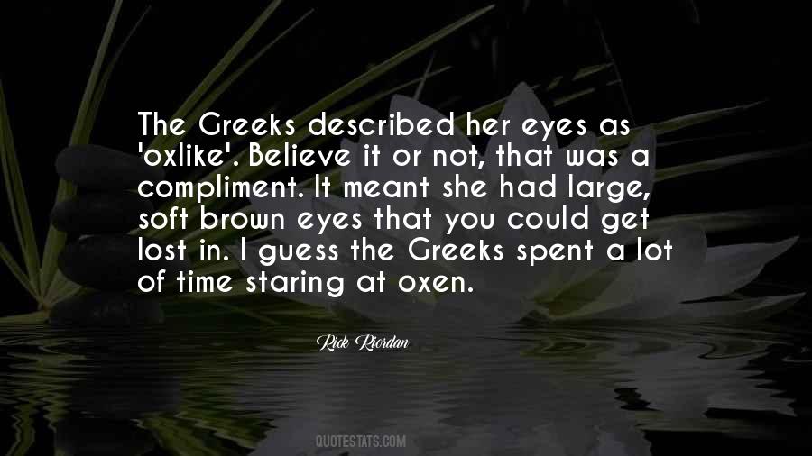 Staring Into His Eyes Quotes #87902