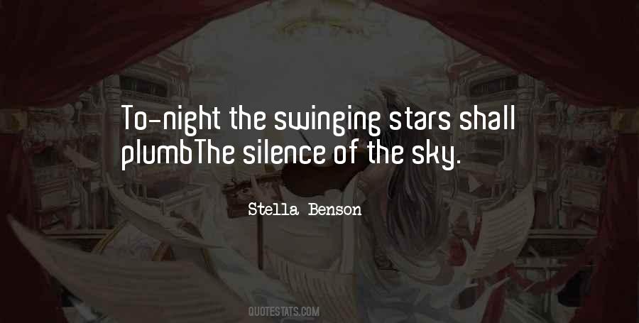 Stars Night Sky Quotes #246774