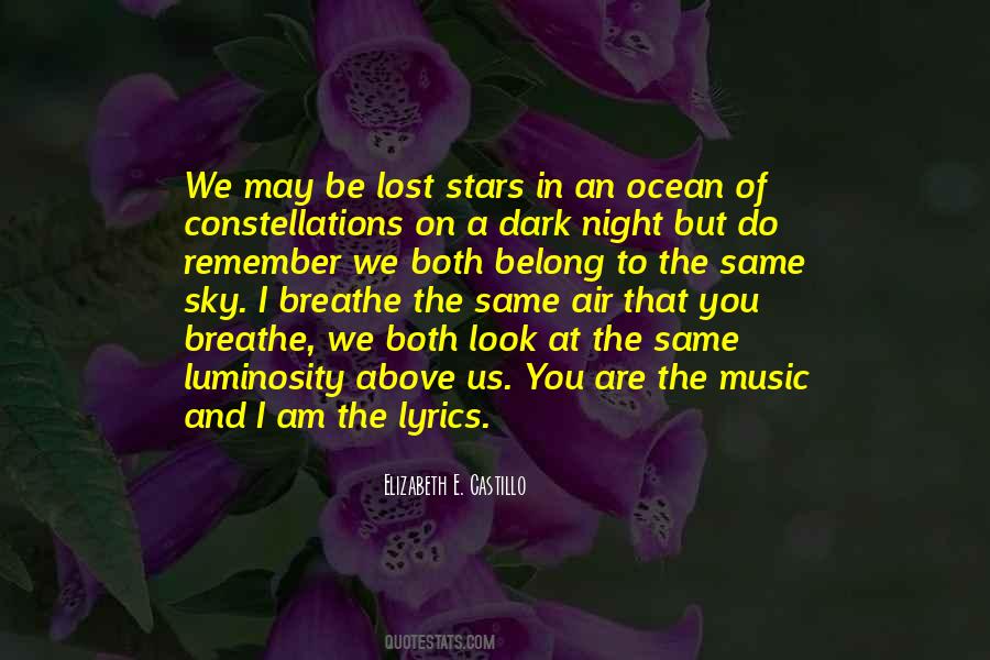 Stars On The Sky Quotes #1323971