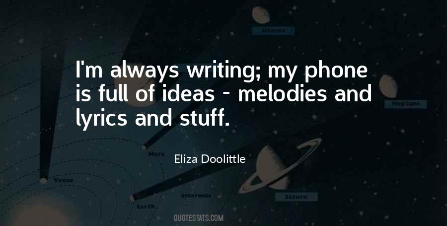 Quotes About Eliza Doolittle #652221