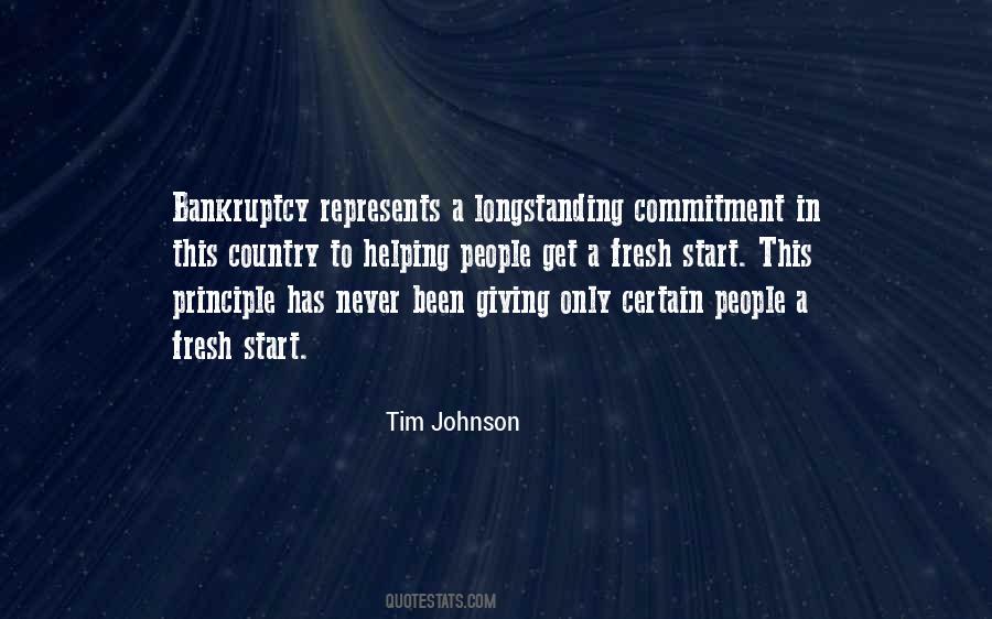Quotes About Tim Johnson #1012648