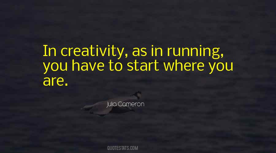 Start Running Quotes #739662