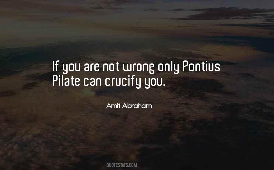 Quotes About Pontius Pilate #1363203