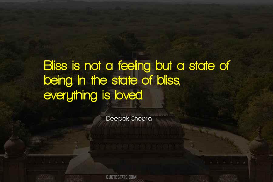State Of Bliss Quotes #1275789