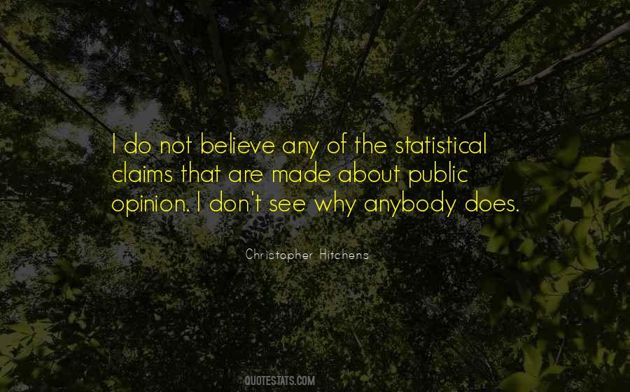 Statistical Quotes #1005317