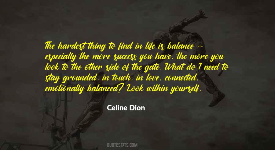 Stay Balanced Quotes #1017440