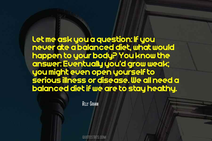 Stay Balanced Quotes #92594