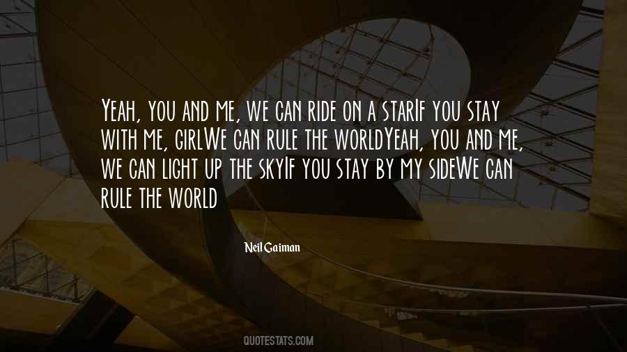 Stay By My Side Quotes #1234289