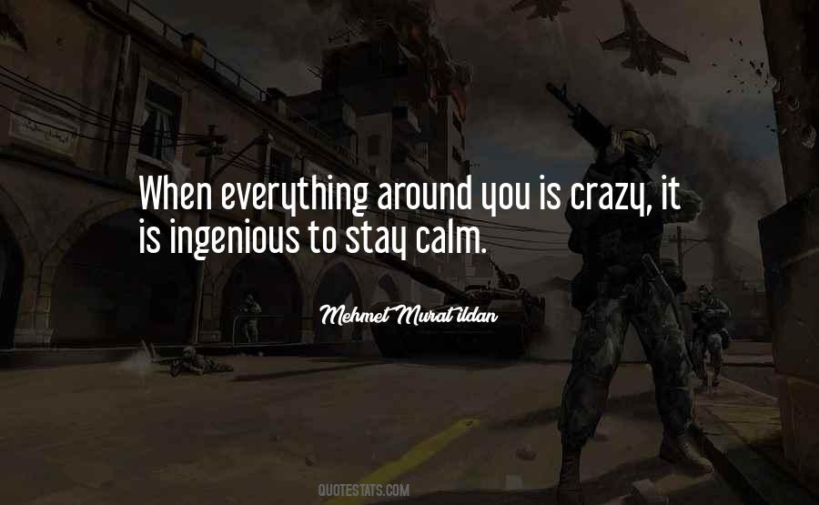 Stay Calm Quotes #1875306