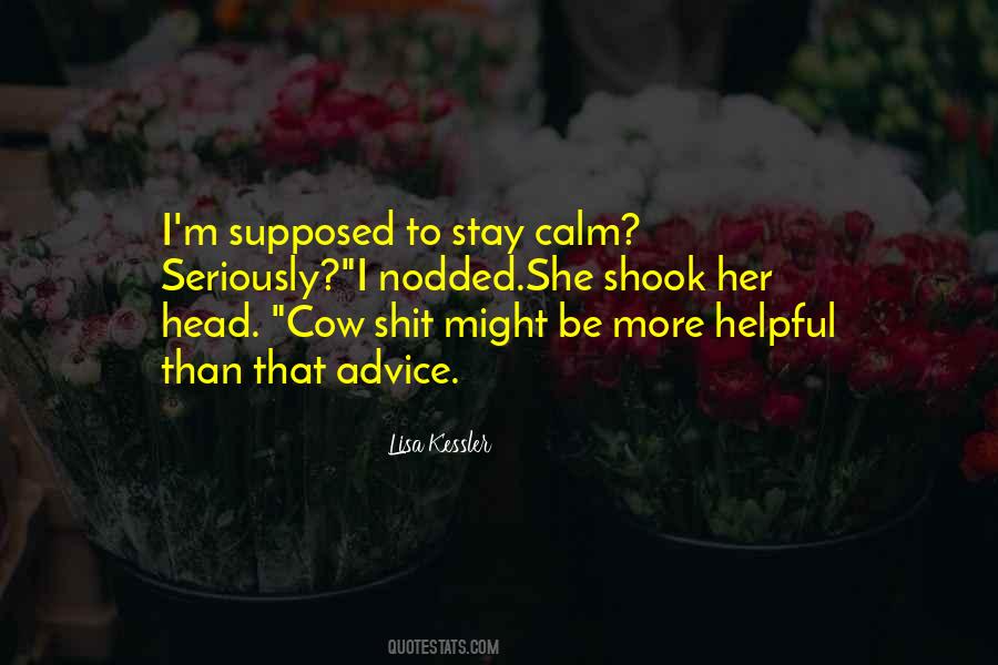 Stay Calm Quotes #219645