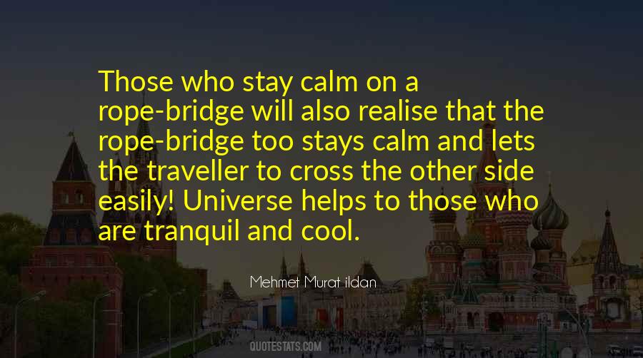 Stay Cool And Calm Quotes #1645066