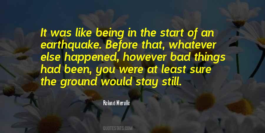 Stay On The Ground Quotes #200044