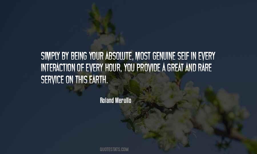 Quotes About Being Genuine #100047