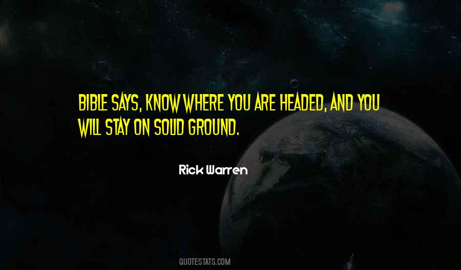 Stay Solid Quotes #257464