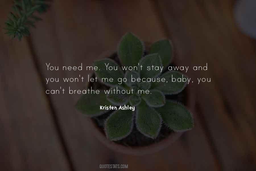 Stay With Me Baby Quotes #1743426