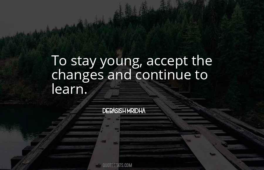 Stay Young Quotes #1215775