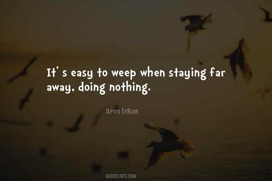 Staying Away From Him Quotes #342487