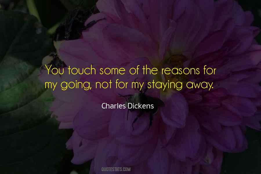 Staying Away From You Quotes #94932