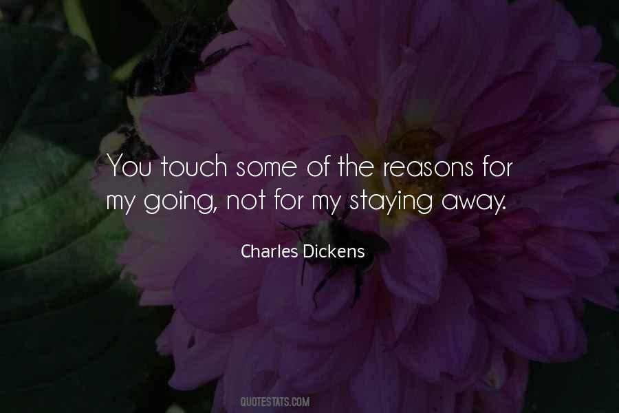 Staying Away Quotes #94932