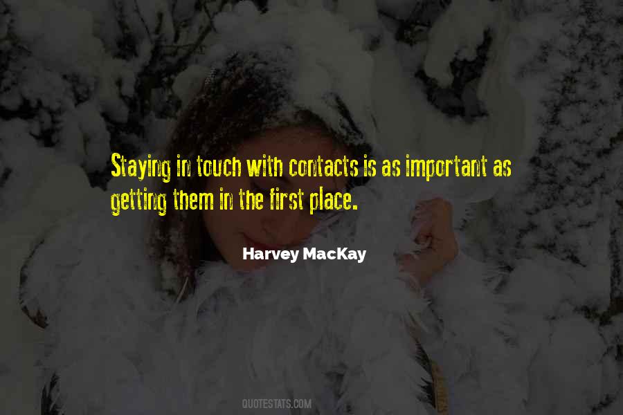 Staying In Touch Quotes #1782520