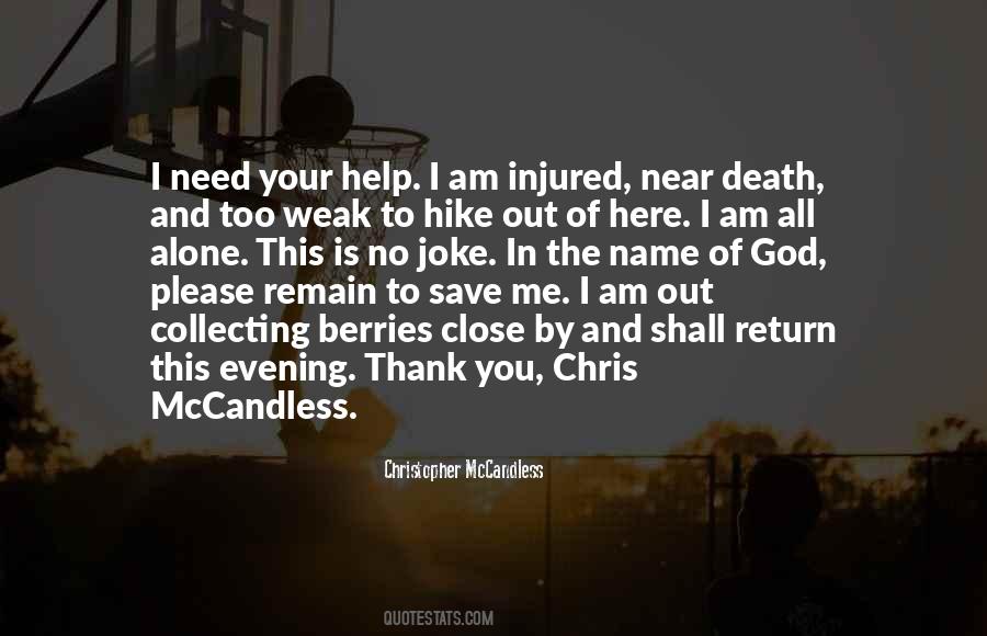 Quotes About Christopher Mccandless #611288