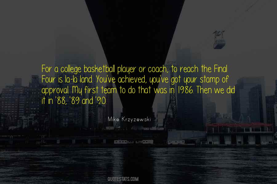 Quotes About Coach K #37361