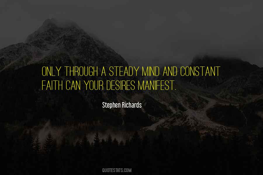 Steady Mind Quotes #1111284