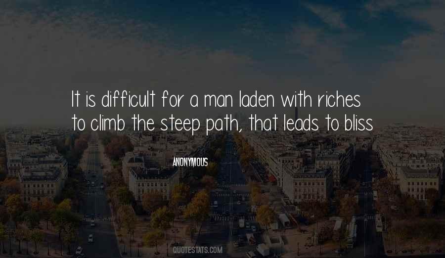 Steep Path Quotes #807329