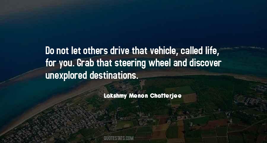 Steering Life Quotes #1475842