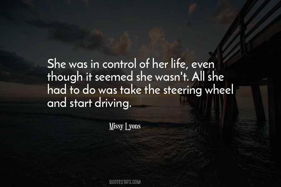Steering Life Quotes #619638