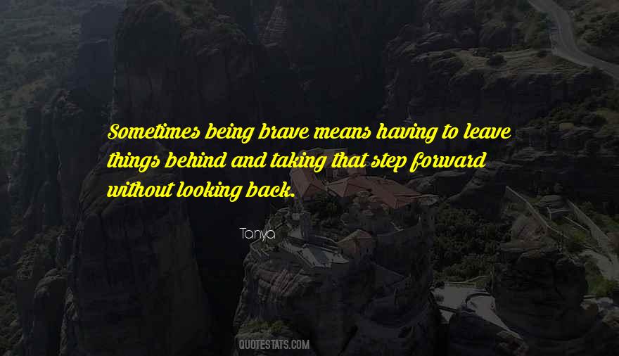 Step Forward Step Back Quotes #8385