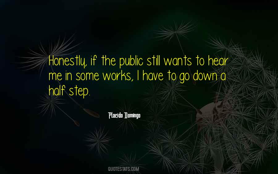 Step Up Or Step Down Quotes #68006