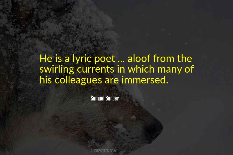 Quotes About Samuel Barber #422236