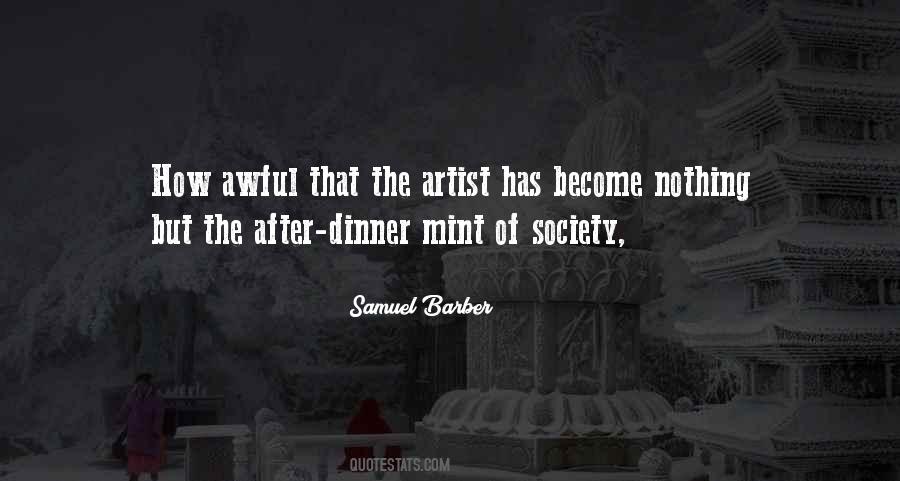 Quotes About Samuel Barber #42513