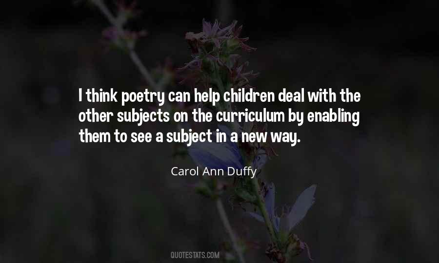 Quotes About Carol Ann Duffy #1046392