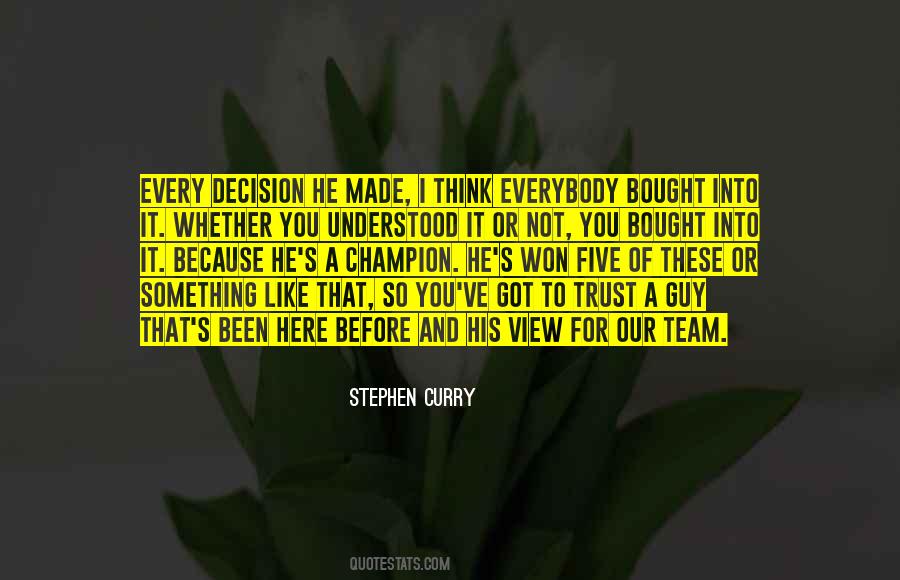 Stephen Curry's Quotes #349556