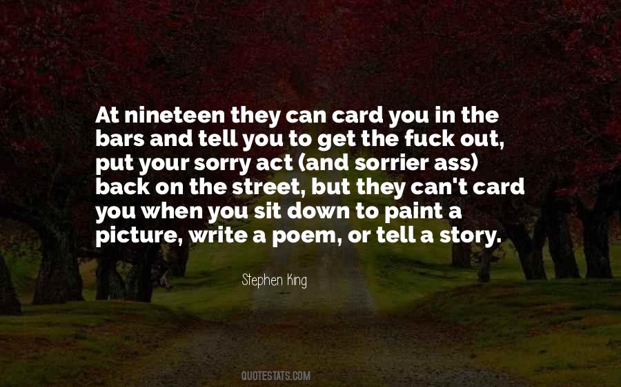 Stephen King Story Quotes #1295659