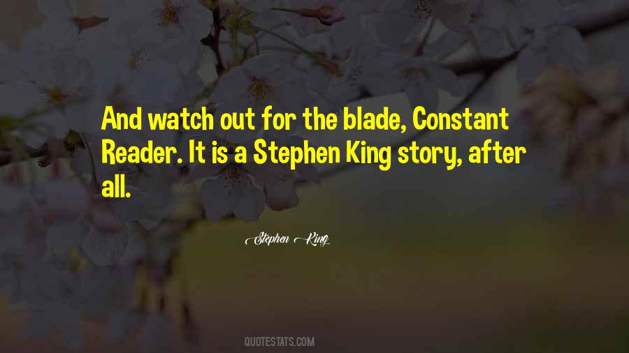Stephen King Story Quotes #614220