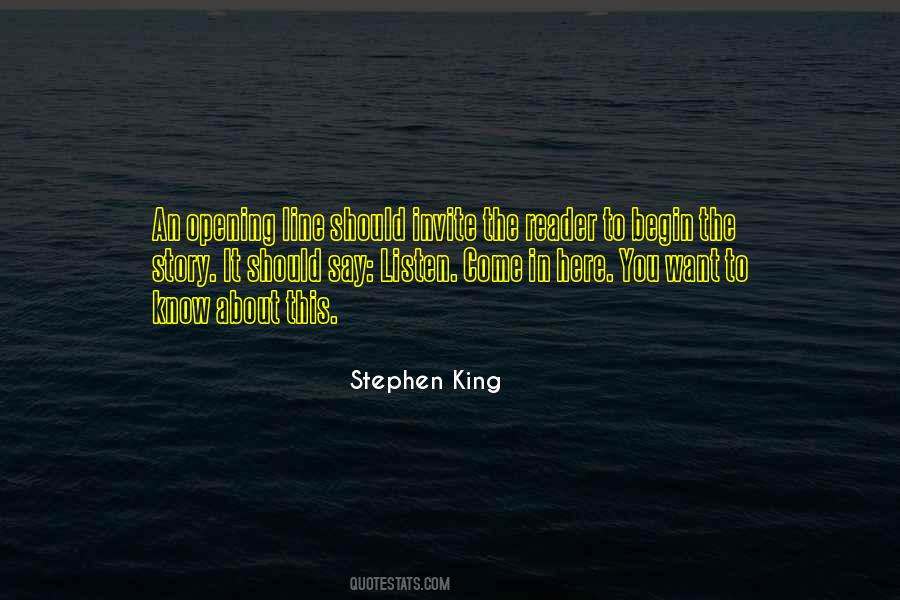 Stephen King Story Quotes #643662