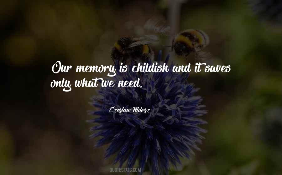 Quotes About Memory #1849898