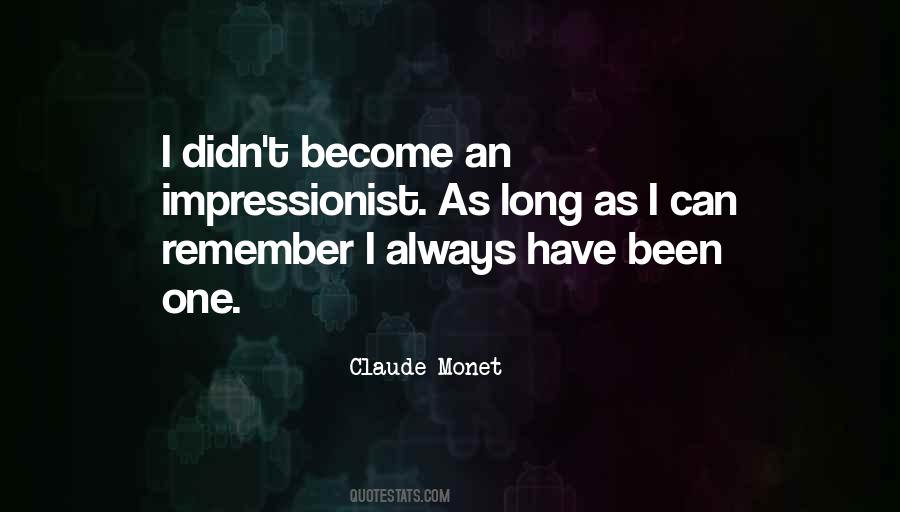 Quotes About Claude Monet #246400