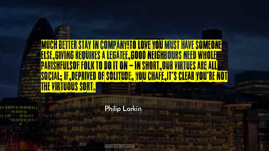 Quotes About Philip Larkin #536340