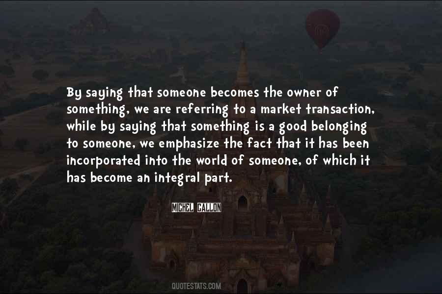 Quotes About Belonging To The World #97024