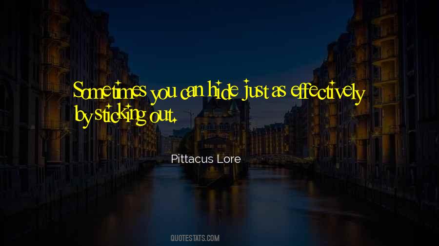 Sticking Out Quotes #1813628