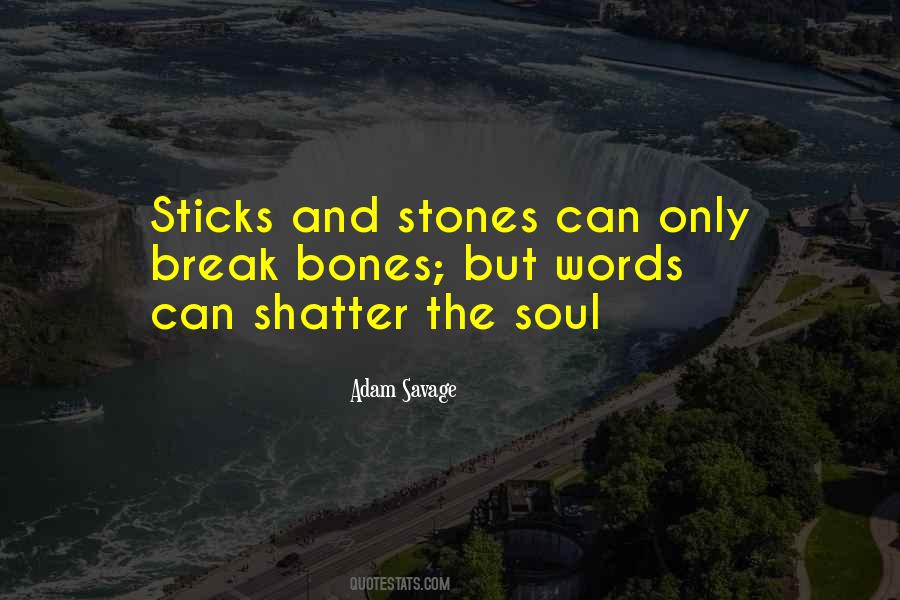 Sticks Stones Quotes #1113194