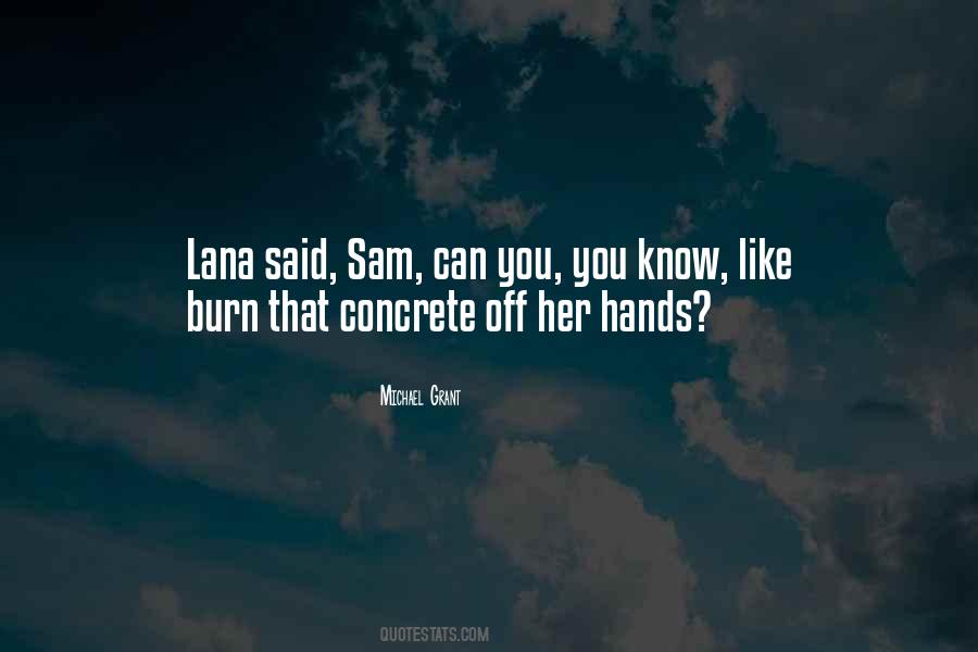 Quotes About Sam #1308721