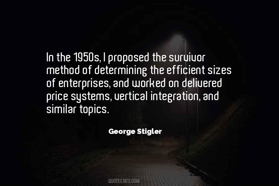 Stigler Quotes #939967