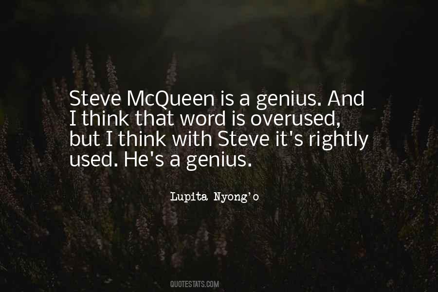 Quotes About Steve Mcqueen #176206